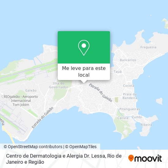 Centro de Dermatologia e Alergia Dr. Lessa mapa