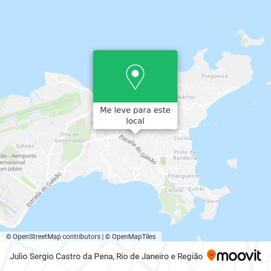 Julio Sergio Castro da Pena mapa