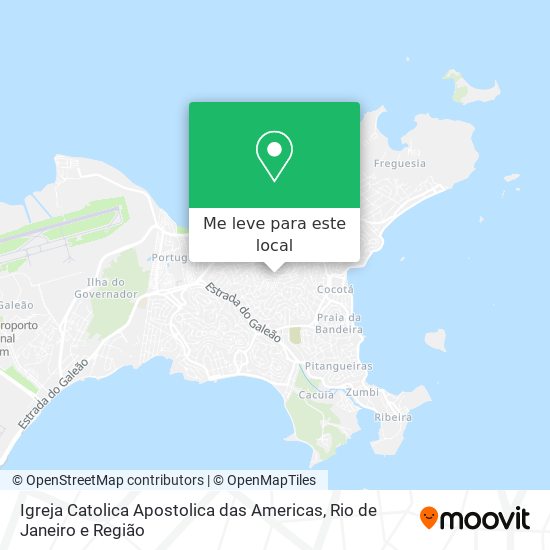 Igreja Catolica Apostolica das Americas mapa