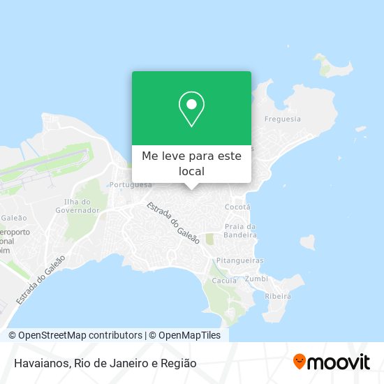 Havaianos mapa