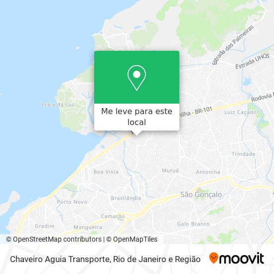 Chaveiro Aguia Transporte mapa