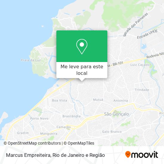 Marcus Empreiteira mapa