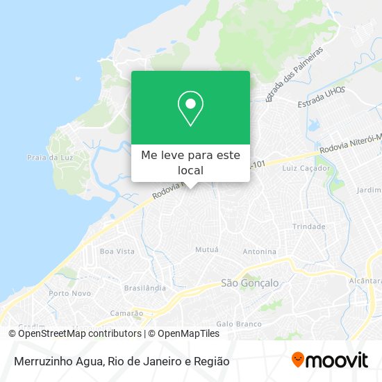 Merruzinho Agua mapa