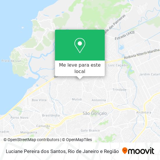 Luciane Pereira dos Santos mapa