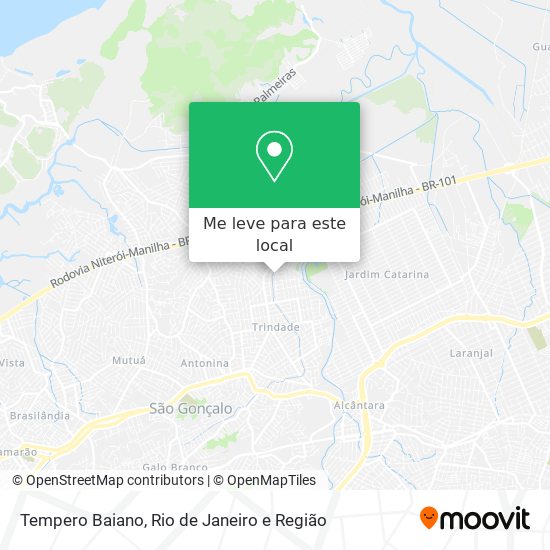 Tempero Baiano mapa