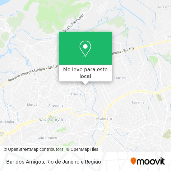 Bar dos Amigos mapa