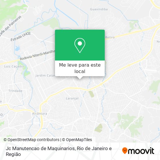 Jc Manutencao de Maquinarios mapa