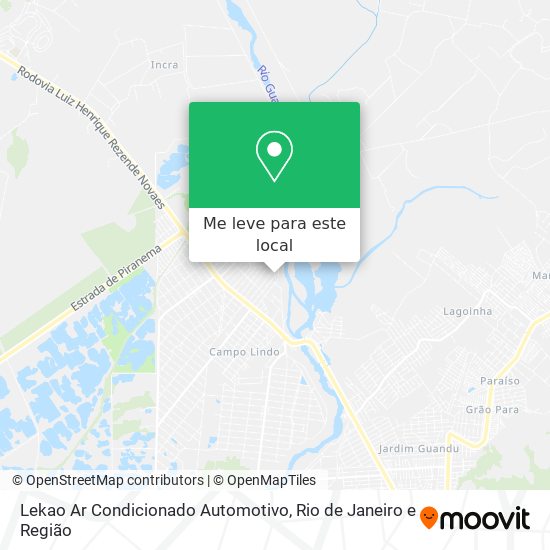 Lekao Ar Condicionado Automotivo mapa