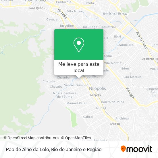 Pao de Alho da Lolo mapa