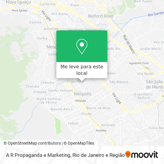 A R Propaganda e Marketing mapa