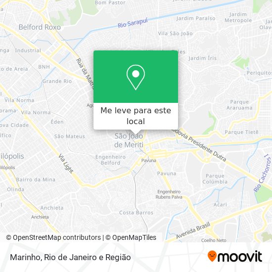 Marinho mapa