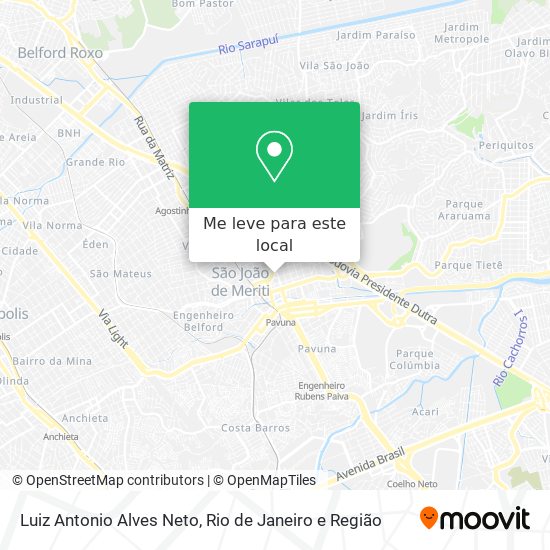 Luiz Antonio Alves Neto mapa