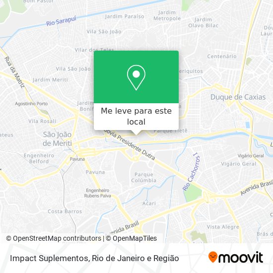 Impact Suplementos mapa