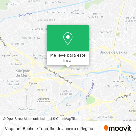 Vispapet Banho e Tosa mapa