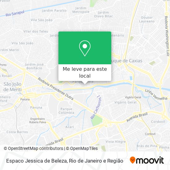 Espaco Jessica de Beleza mapa