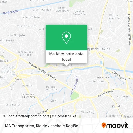 MS Transportes mapa