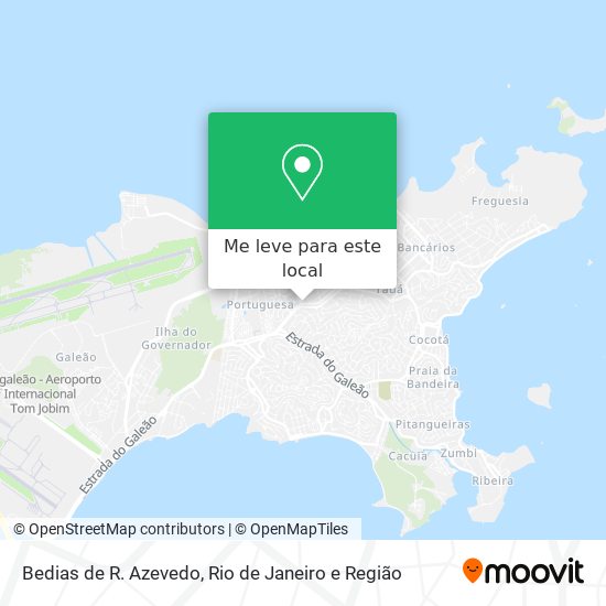 Bedias de R. Azevedo mapa