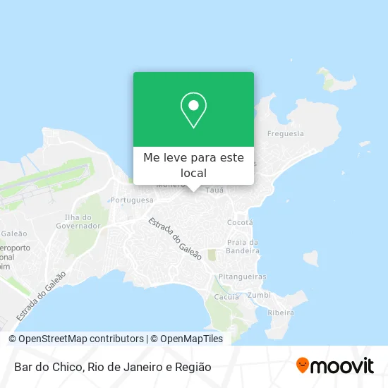 Bar do Chico mapa