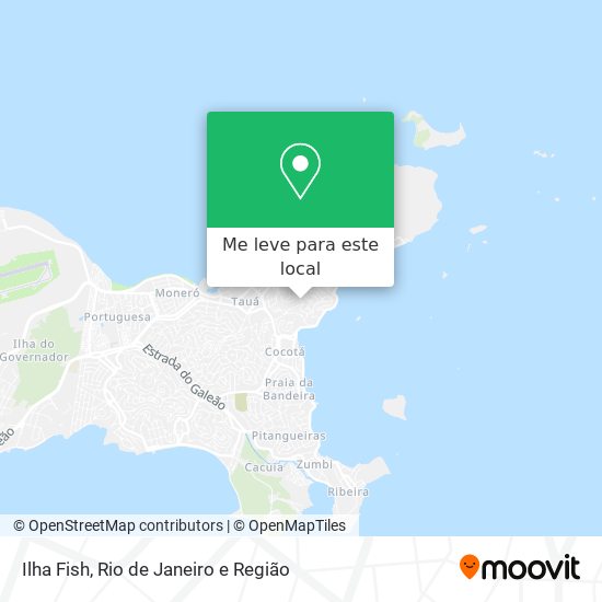 Ilha Fish mapa