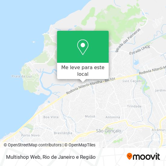 Multishop Web mapa