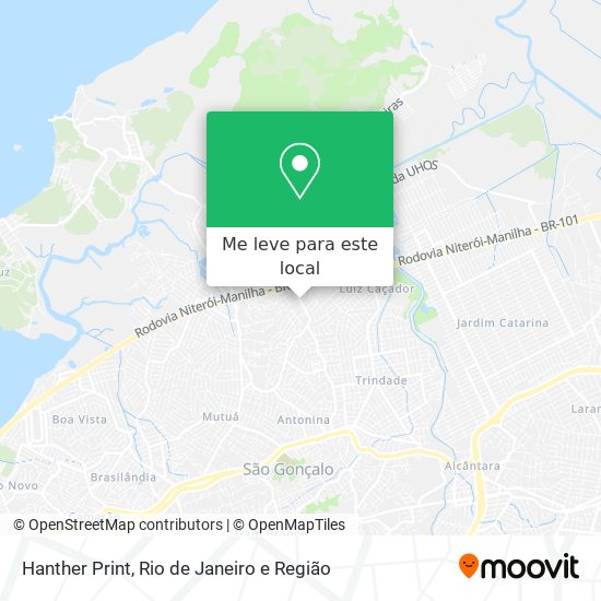 Hanther Print mapa