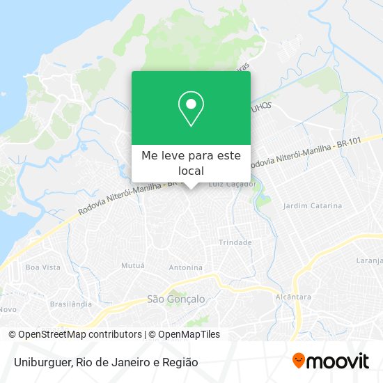 Uniburguer mapa