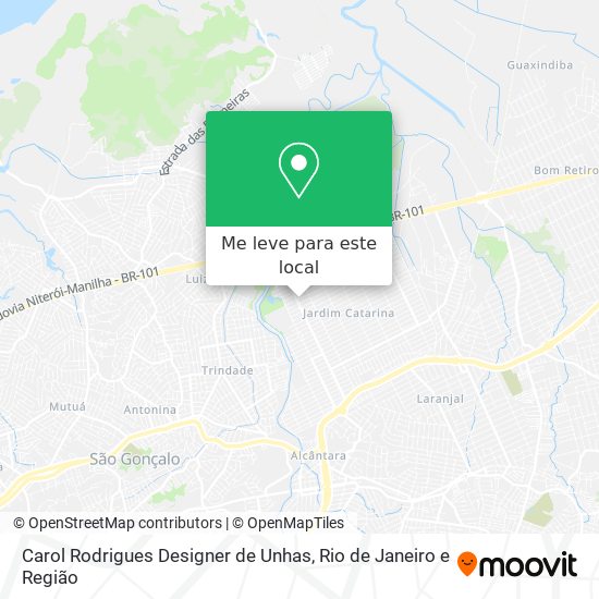 Carol Rodrigues Designer de Unhas mapa