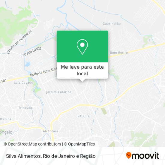 Silva Alimentos mapa