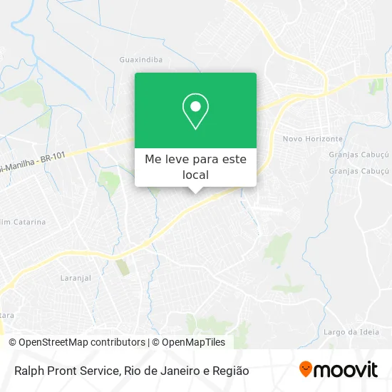 Ralph Pront Service mapa
