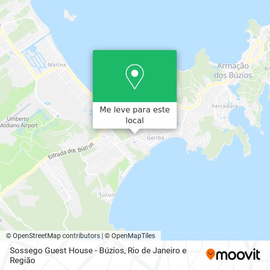 Sossego Guest House - Búzios mapa