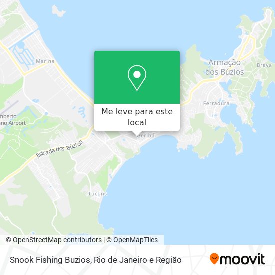 Snook Fishing Buzios mapa