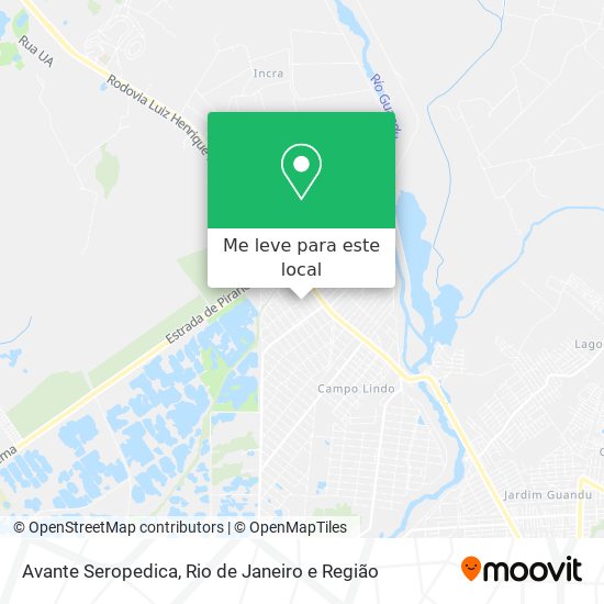 Avante Seropedica mapa