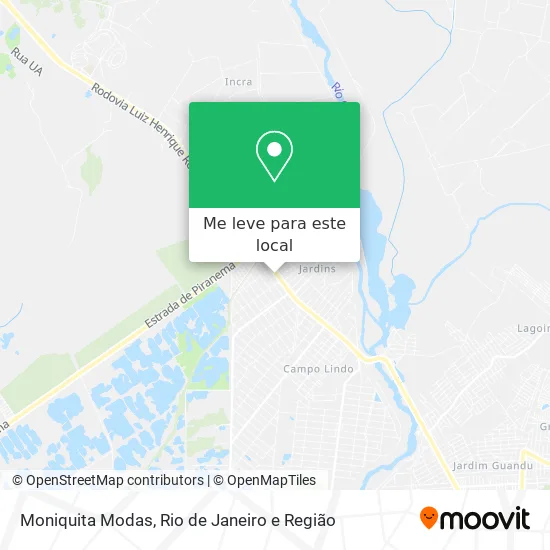Moniquita Modas mapa