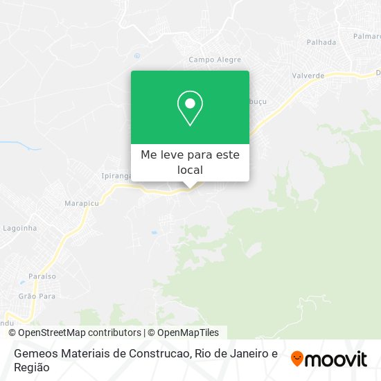Gemeos Materiais de Construcao mapa