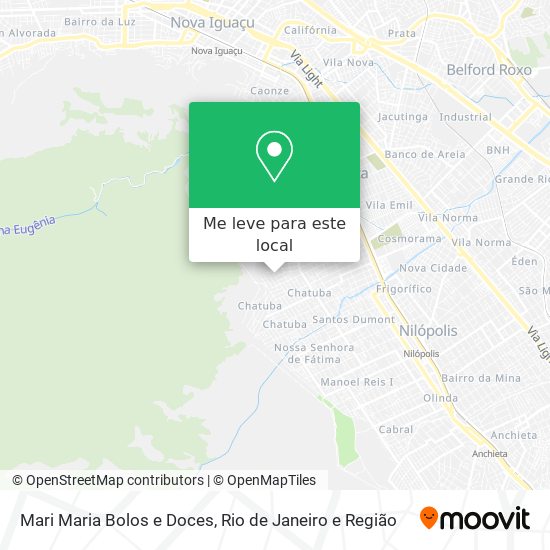 Mari Maria Bolos e Doces mapa