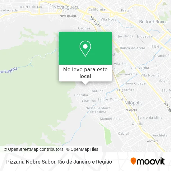 Pizzaria Nobre Sabor mapa