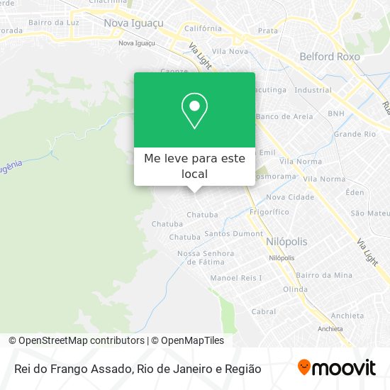 Rei do Frango Assado mapa