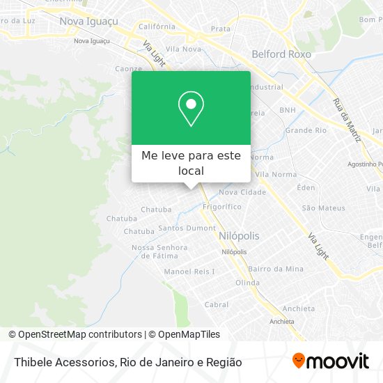 Thibele Acessorios mapa