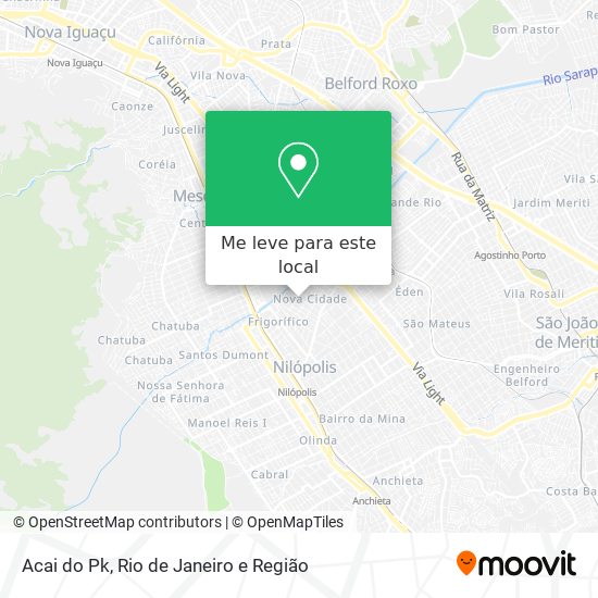 Acai do Pk mapa