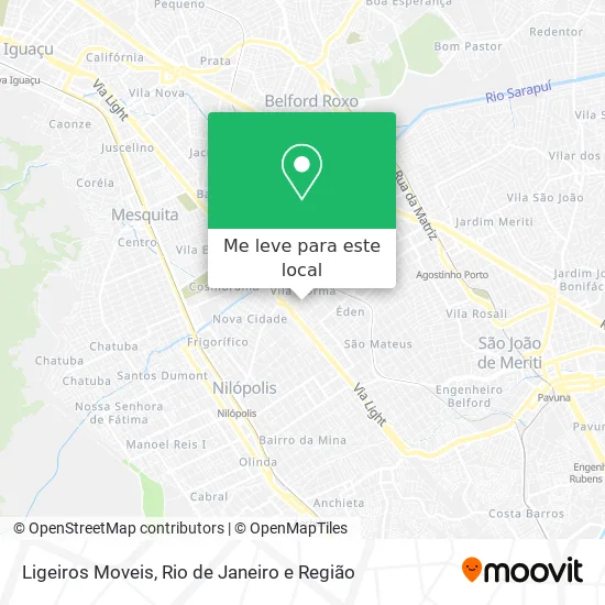 Ligeiros Moveis mapa