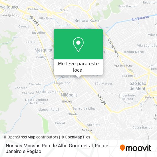 Nossas Massas Pao de Alho Gourmet Jl mapa