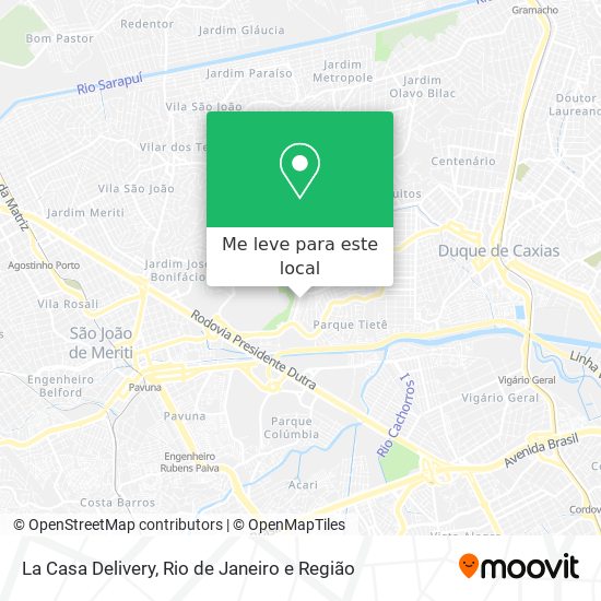 La Casa Delivery mapa