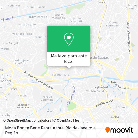 Moca Bonita Bar e Restaurante mapa