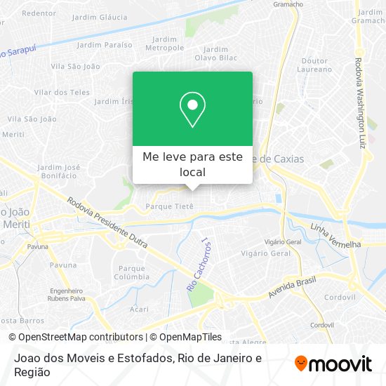 Joao dos Moveis e Estofados mapa