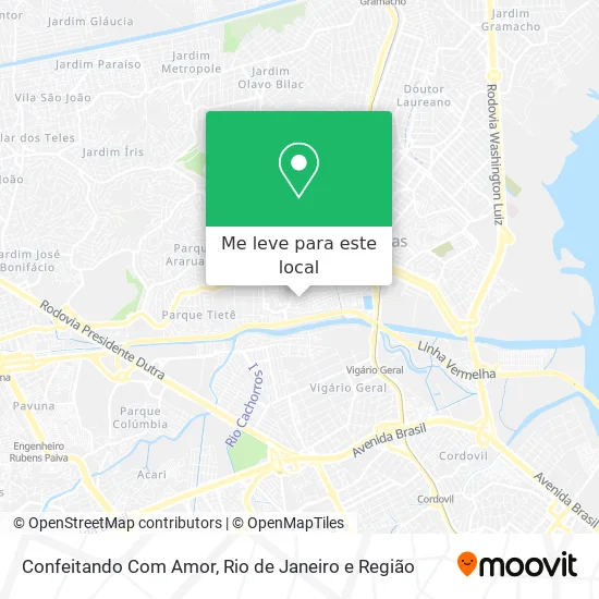 Confeitando Com Amor mapa