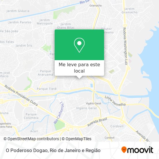 O Poderoso Dogao mapa