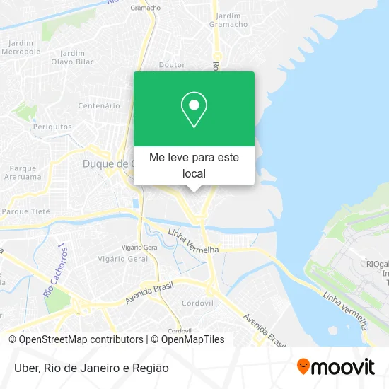 Uber mapa