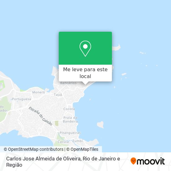 Carlos Jose Almeida de Oliveira mapa