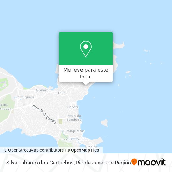 Silva Tubarao dos Cartuchos mapa