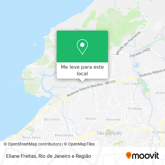 Eliane Freitas mapa